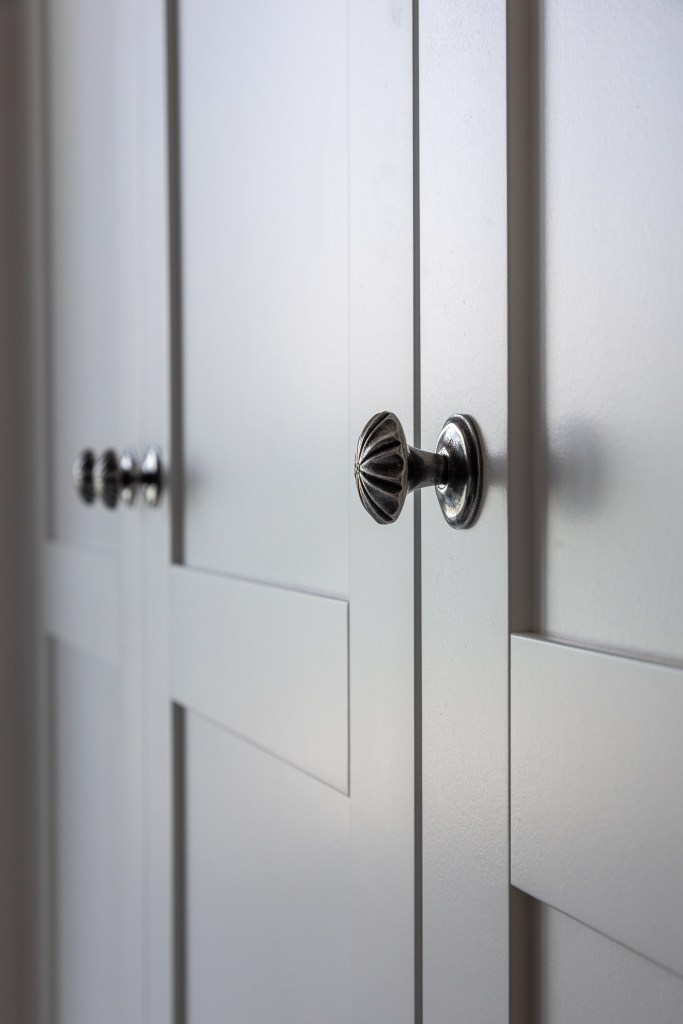 bespoke cabinet built in fitted wardrobe cornwall carpentry joinery storage Falmouth bedroom furniture shaker door