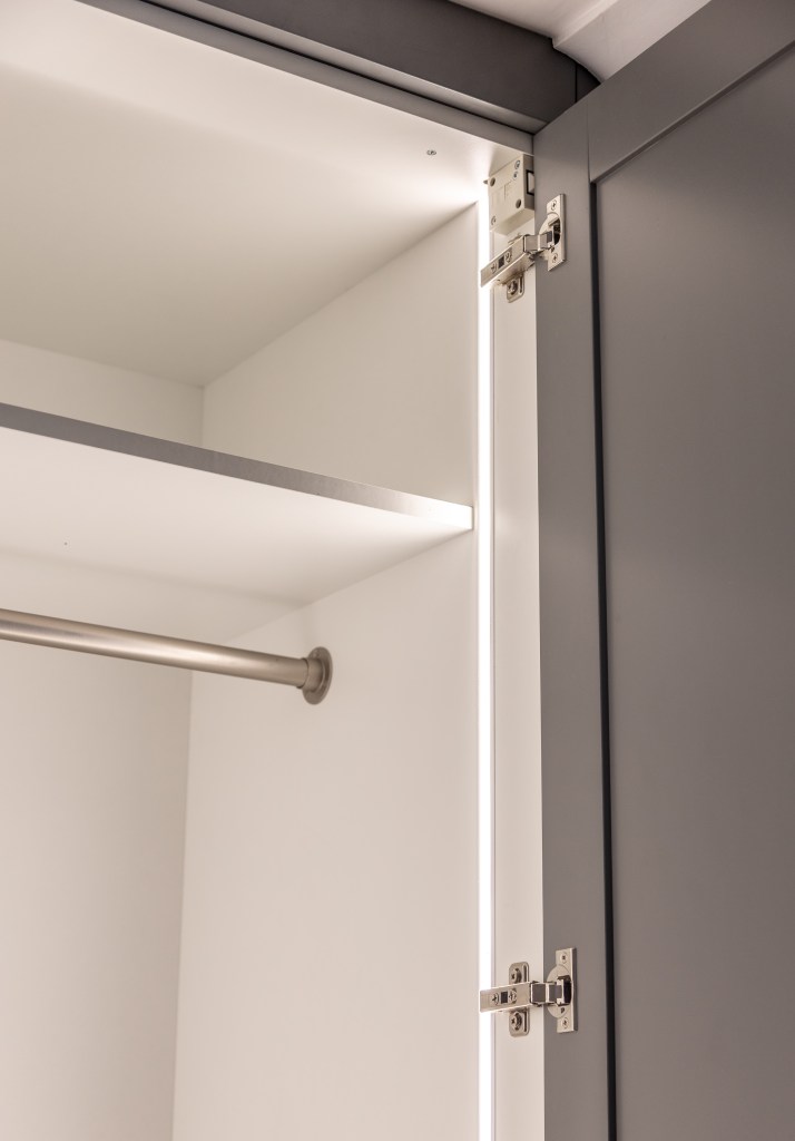 bespoke cabinet built in fitted wardrobe cornwall carpentry joinery storage