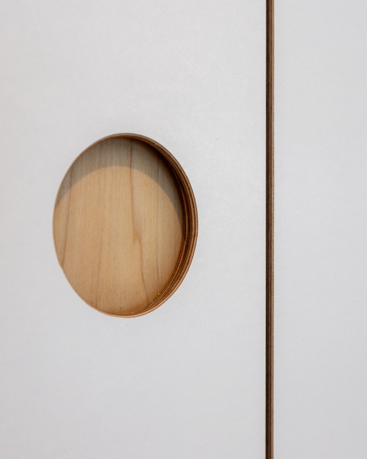 bespoke cabinet built in fitted wardrobe cornwall carpentry joinery storage charlestown birch ply birchply plywood poplar