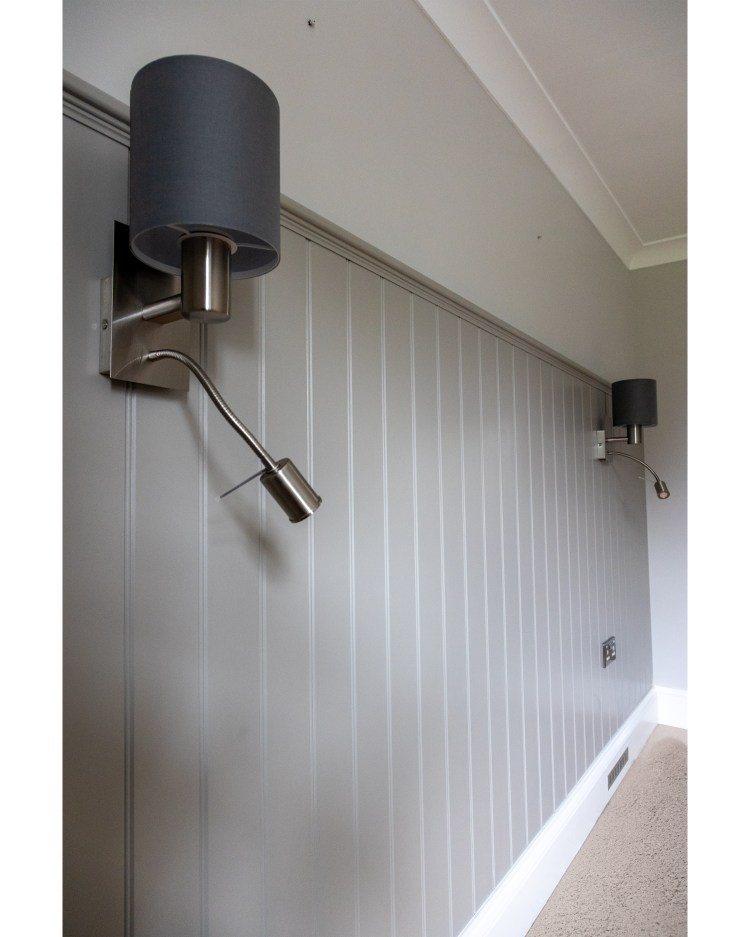 Handmade Bespoke Tongue and groove feature Wall Panelling in Cornwall from Kentrewi Woodwork